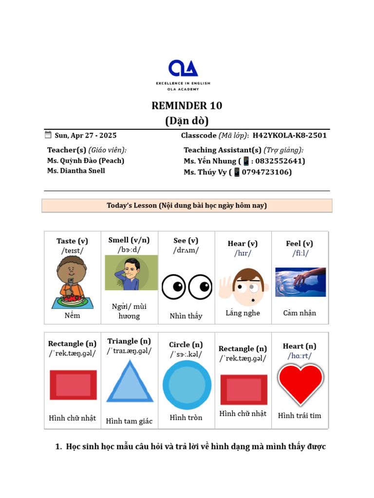 H42YKOLA K8 2501 Reminder | PDF