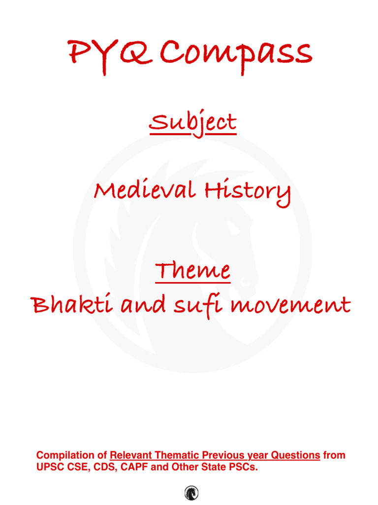 Bhakti and Sufi Movement Insights | PDF | Sufism | Bhakti