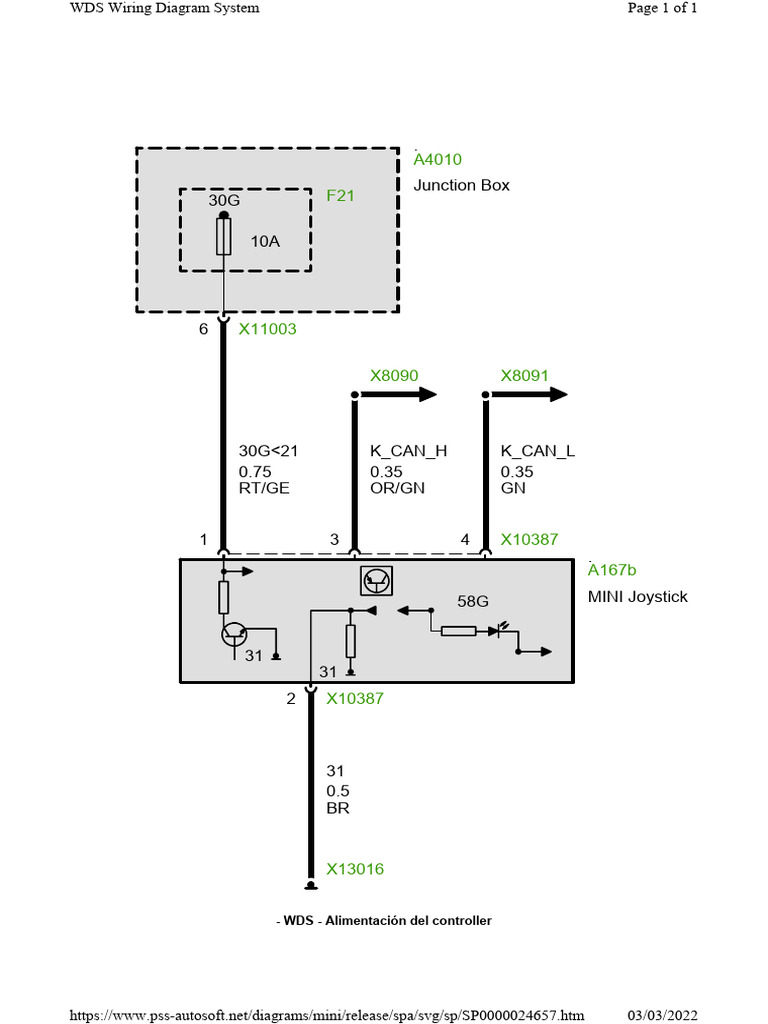 Junction Box: - WDS - Alimentación Del Controller | PDF