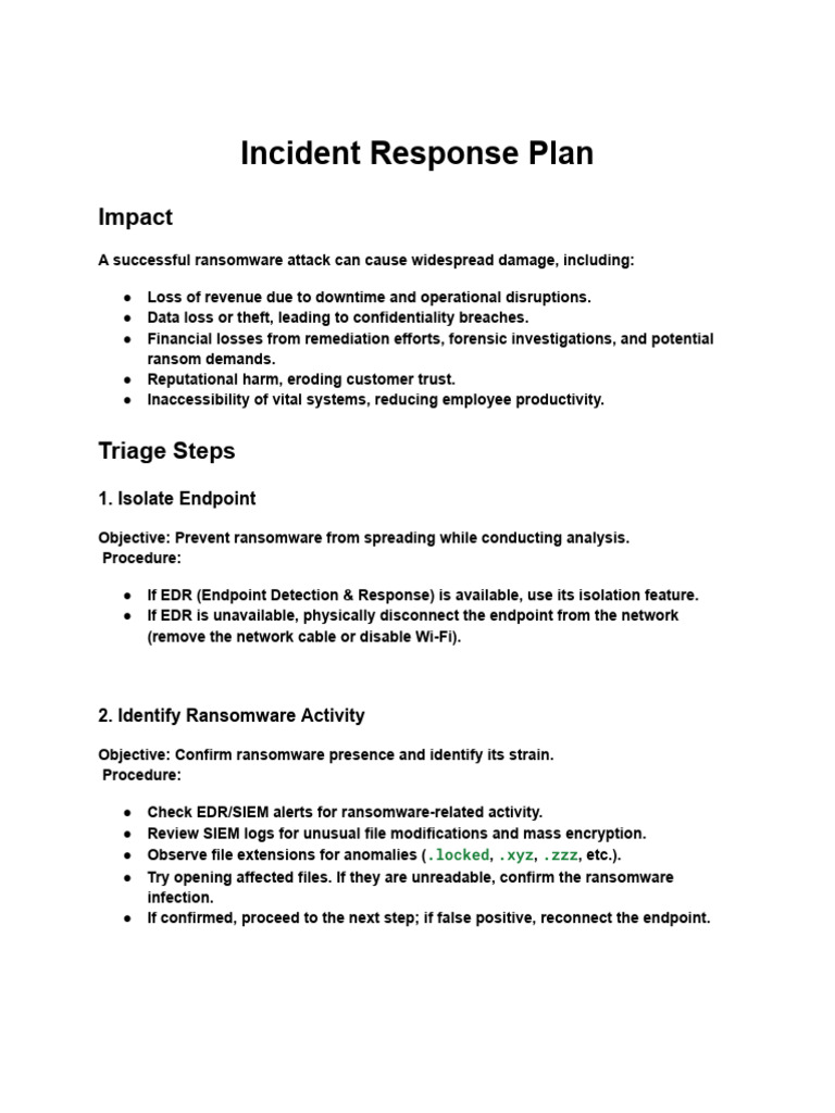 Photo inspiration: Gallery Detail: Ransomware Incident Response Guide Pdf Ransomware