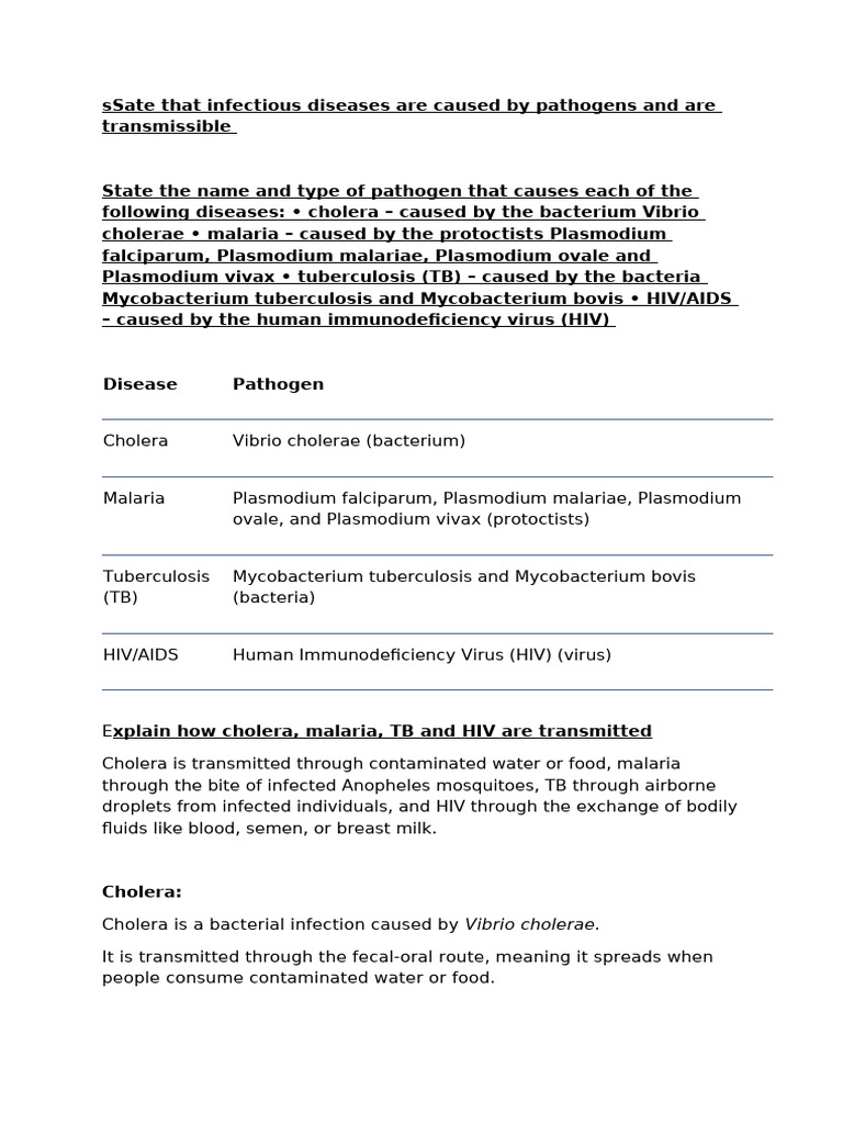 Infectious Diseases: Pathogens & Transmission | PDF | Antimicrobial ...