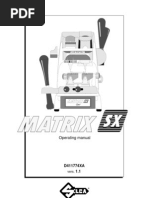 Matrix SX Manual Operating Guide