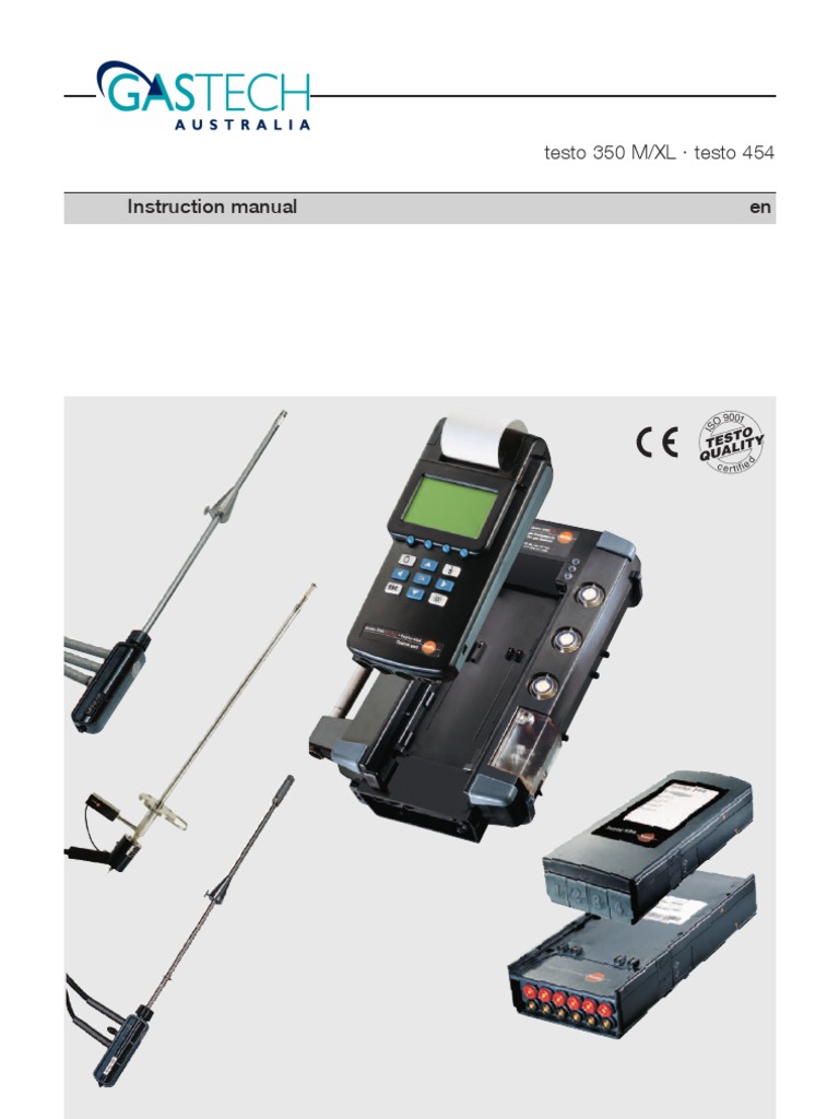 Testo 350 | PDF | Mean | Battery (Electricity)