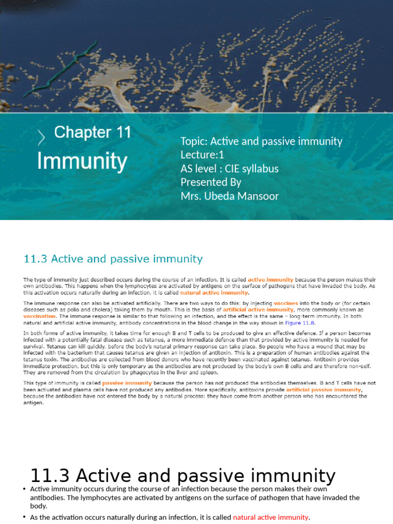Lecture#2 Chapter 11 | PDF | Monoclonal Antibody | Immune System
