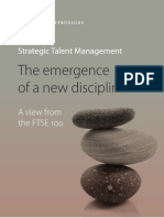 The Emergence of A New Discipline: Strategic Talent Management
