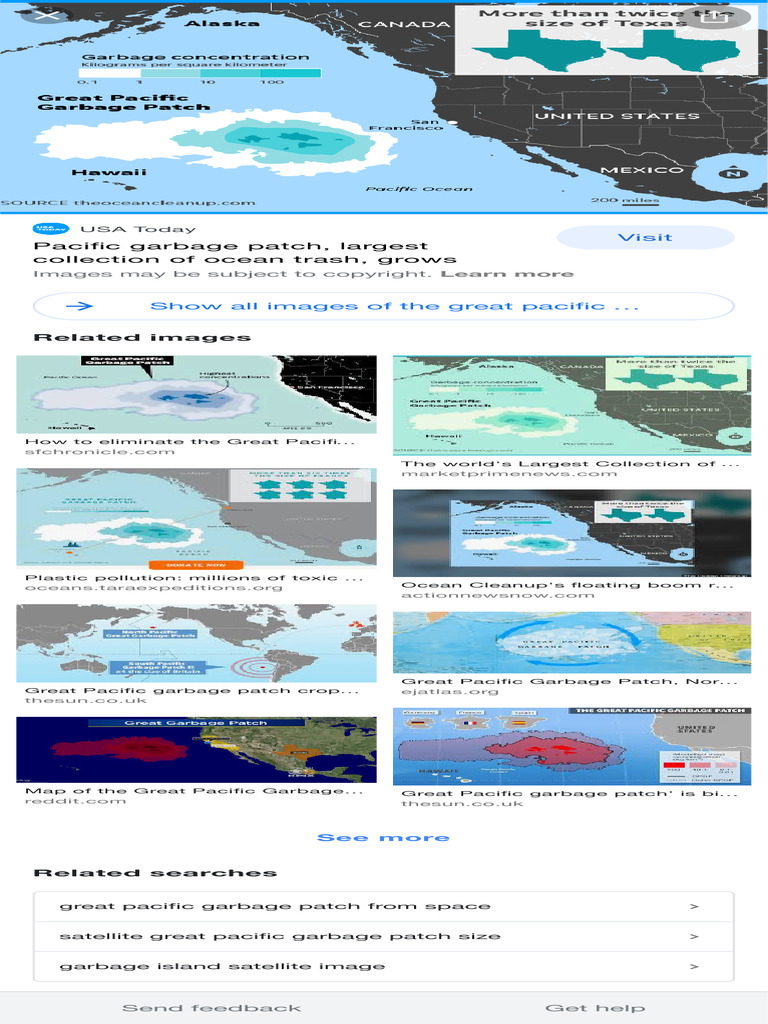 Great Pacific Garbage Patch Size Update | PDF | Coastal And Oceanic ...
