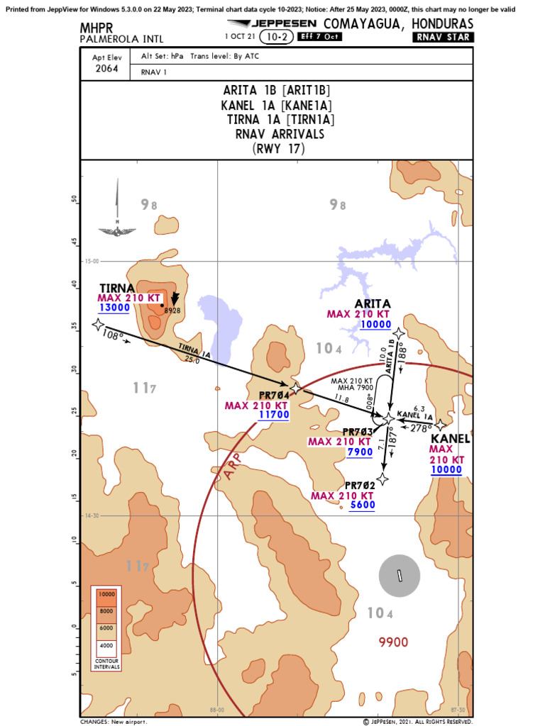 RNAV Procedures for Palmerola Intl | PDF | Navigation | Aviation Safety