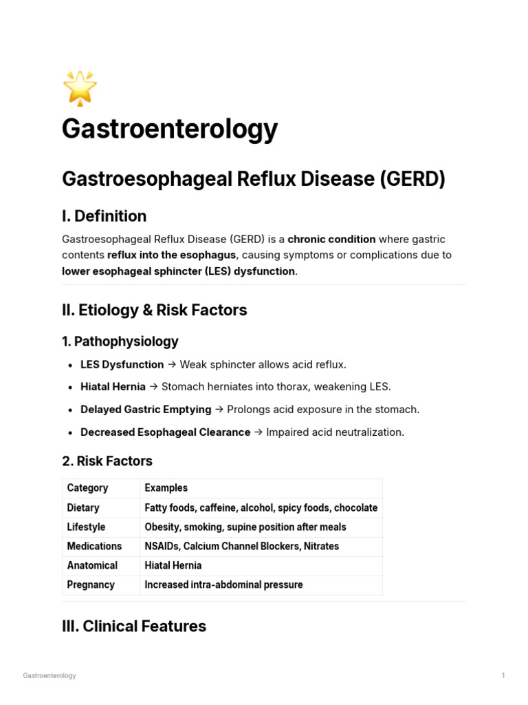 Understanding GERD and PUD Management | PDF | Gastroesophageal Reflux ...