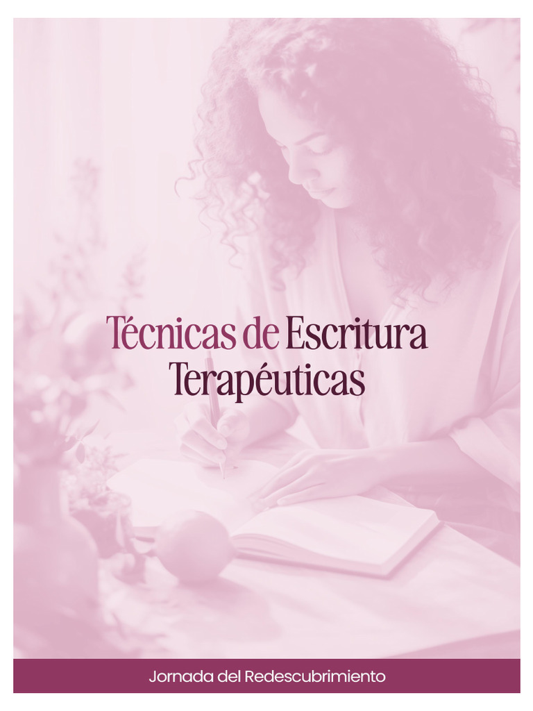 5 Técnicas De Escritura Terapéutica Pdf