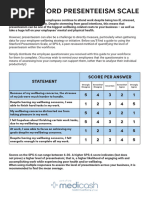 WPAI:SHP Questionnaire Overview | PDF