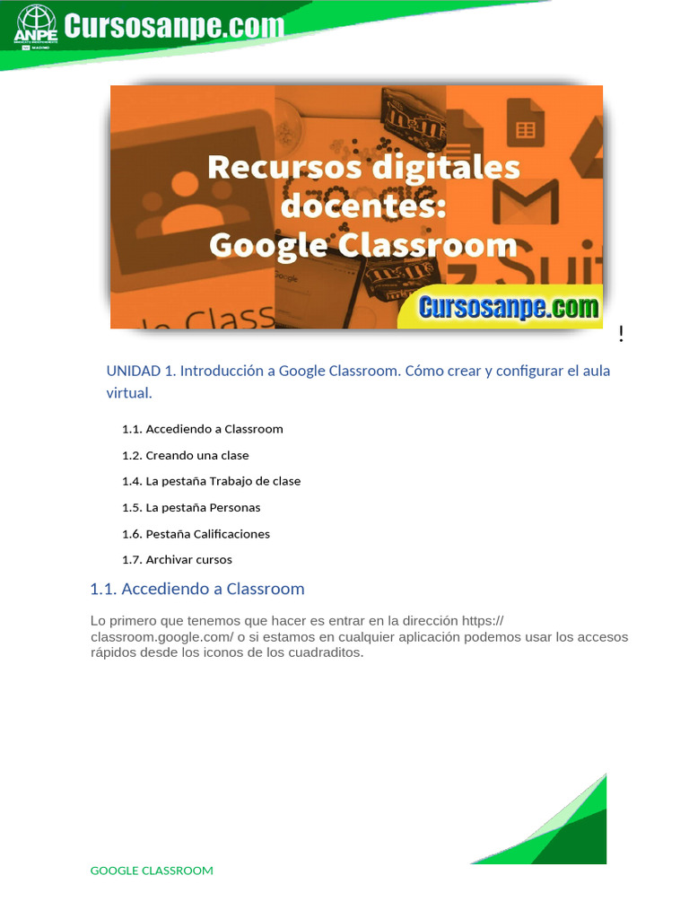 Clases Archivadas en Google Classroom | PDF | Software | Software de la ...