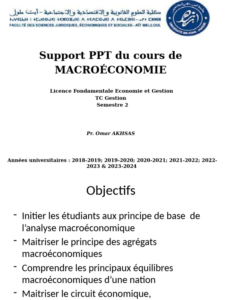 Introduction à la Macroéconomie | PDF | Inflation | Produit intérieur brut