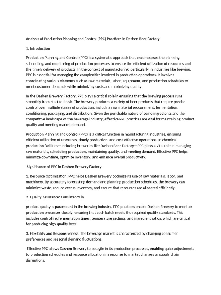 Seid Business Report BBBN | PDF | Brewing | Beer