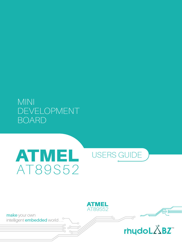 AT89S52 Mini Development Board Guide | PDF | Microcontroller | Usb