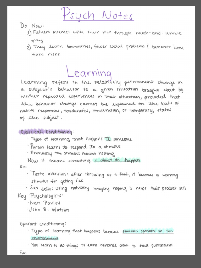 Psych Notes | PDF