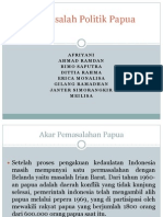 Permasalah Politik Papua