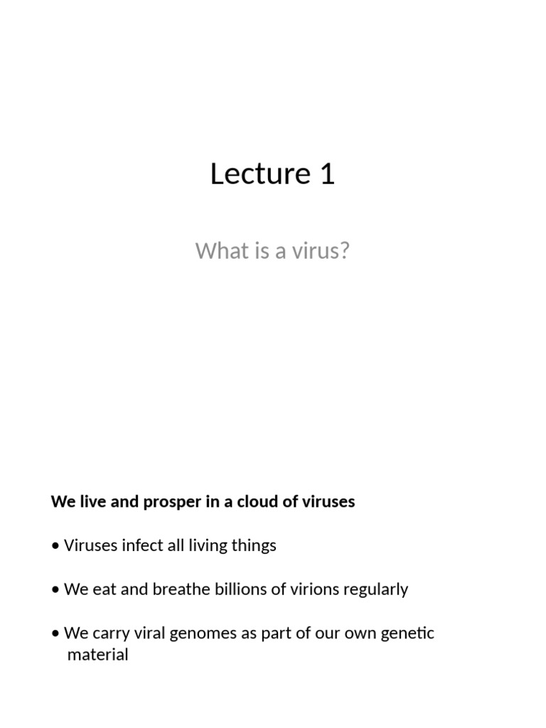 Understanding Viruses: A Comprehensive Overview | PDF | Virus | Virology