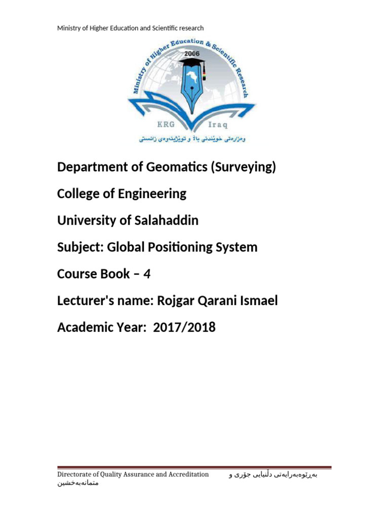 Global Positioning System | PDF | Global Positioning System | Surveying