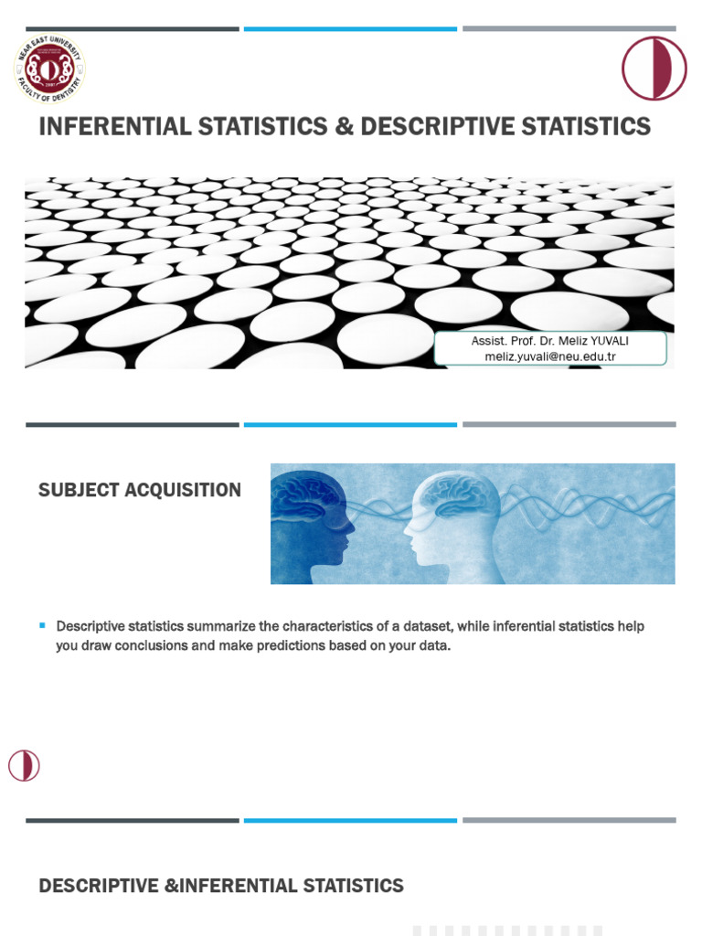 Descriptive vs Inferential Statistics Guide | PDF | Statistics ...