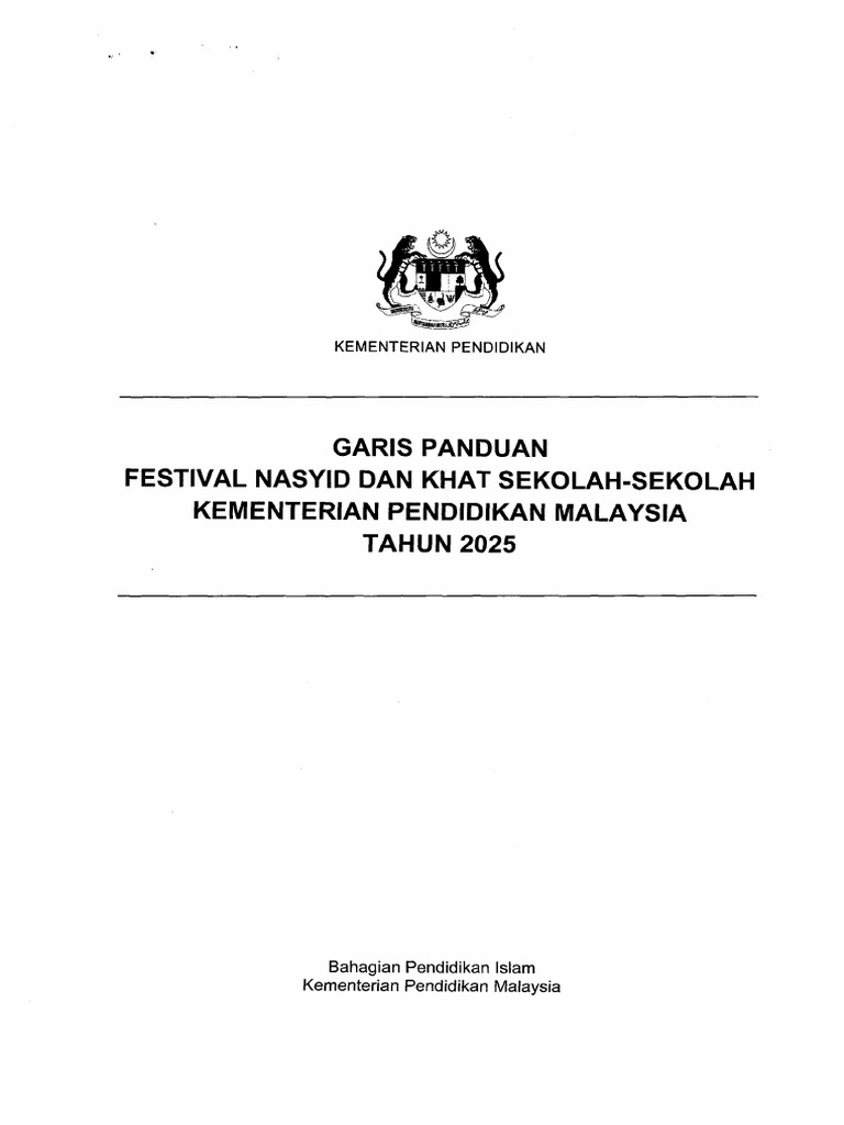 Garis Panduan FNKSS 2025 | PDF