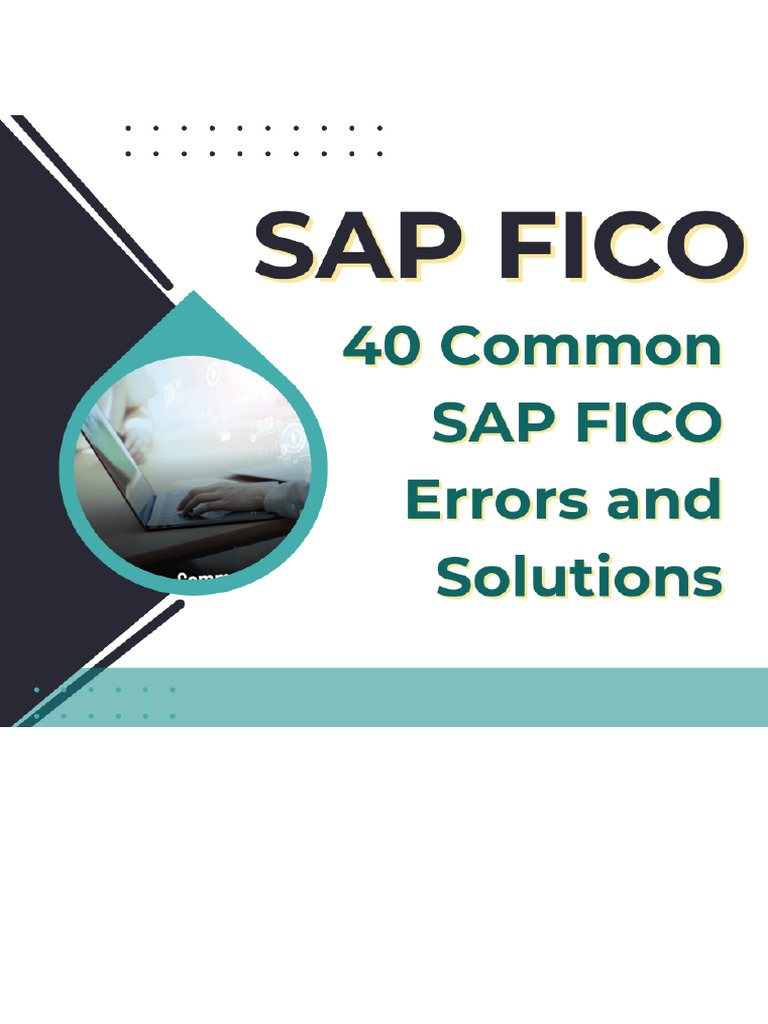 SAP FICO Error Solutions Guide | PDF | Invoice | Depreciation