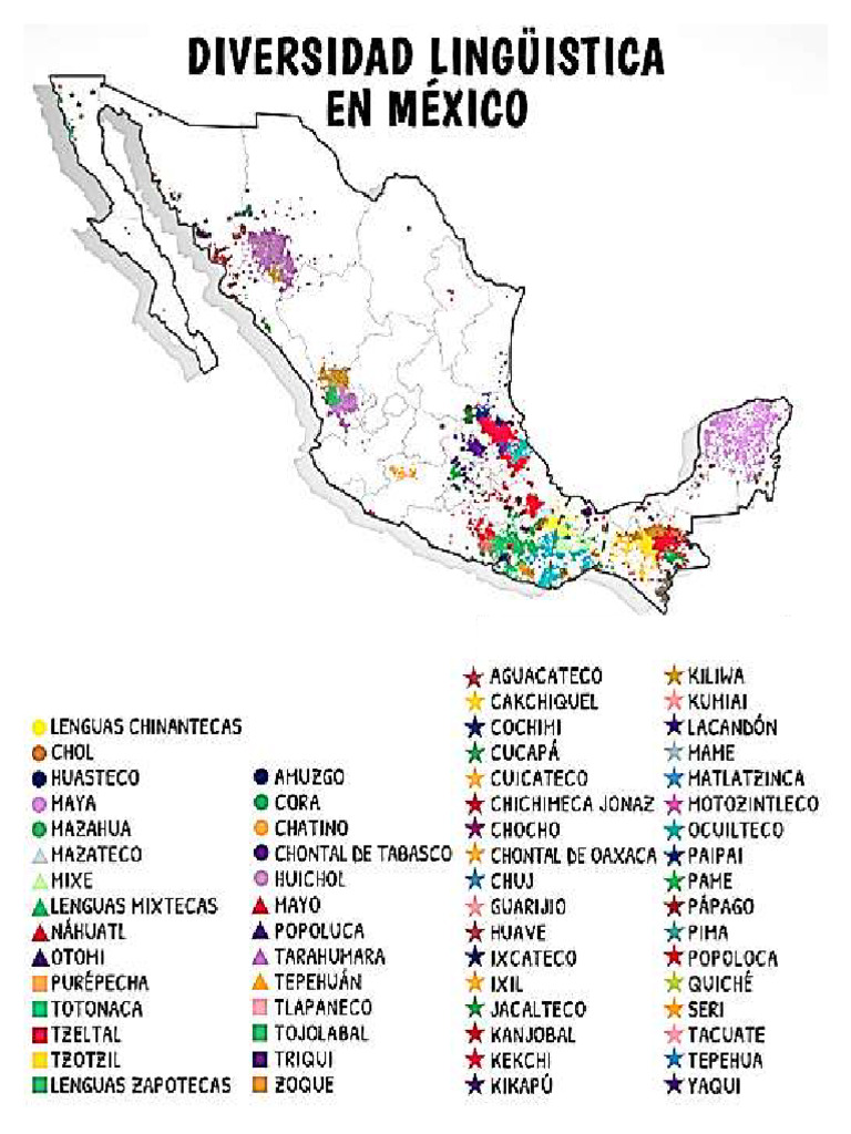Mapa Lenguas de Mexico | PDF