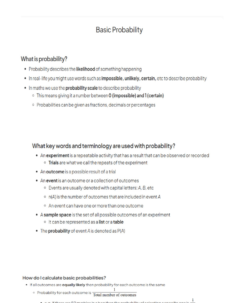 Probability | PDF