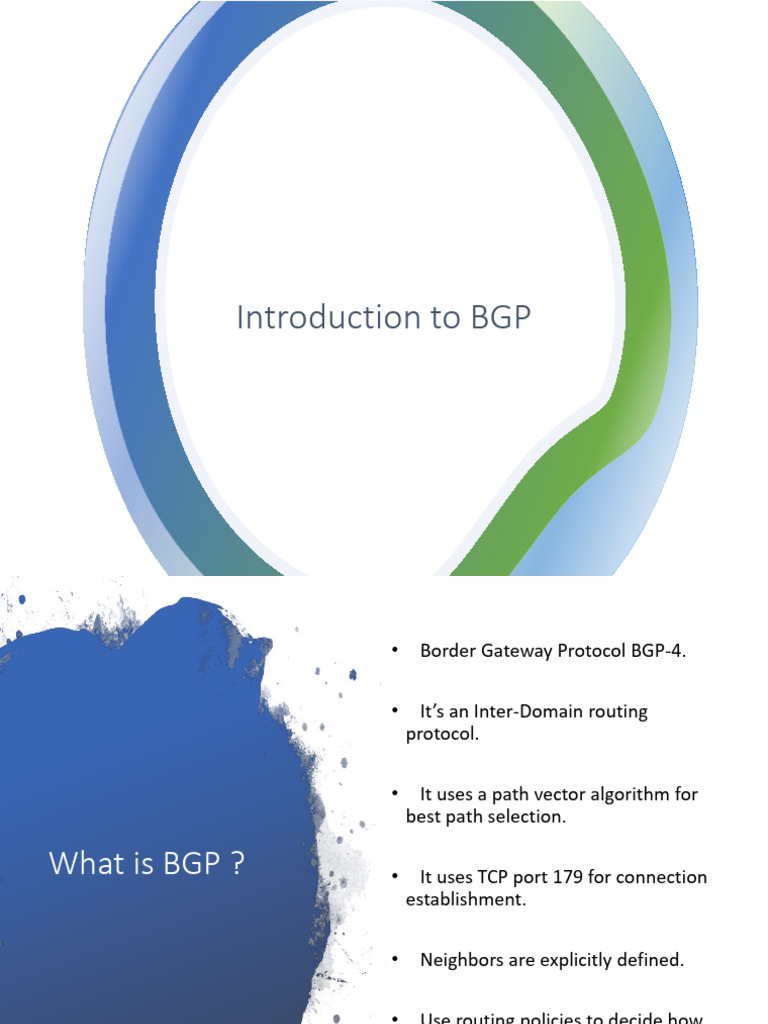 Understanding BGP Messages and States | PDF | Internet | Communications ...