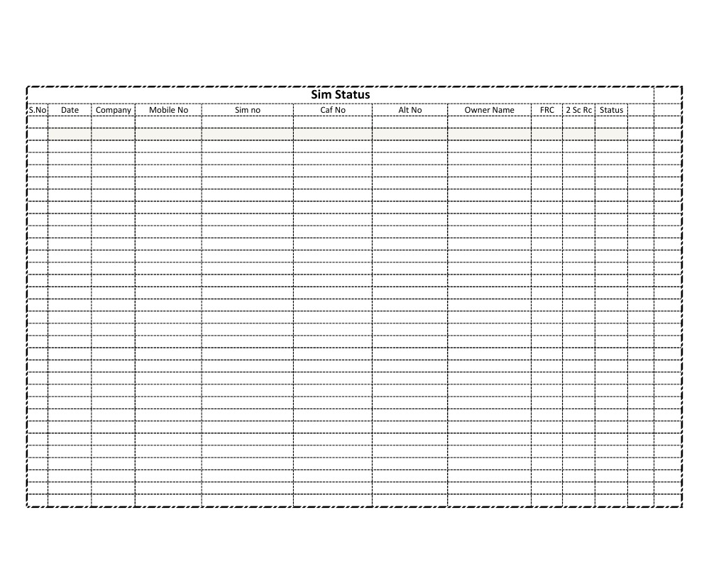 Sim Status | PDF