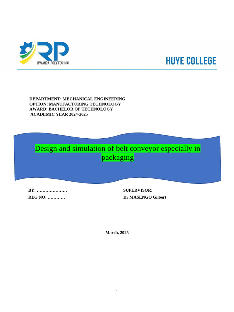 Automated Conveyor Design for Packaging | PDF | Automation | Simulation