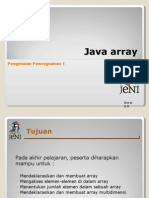 JENI Slides Intro1 Bab07 Java Array