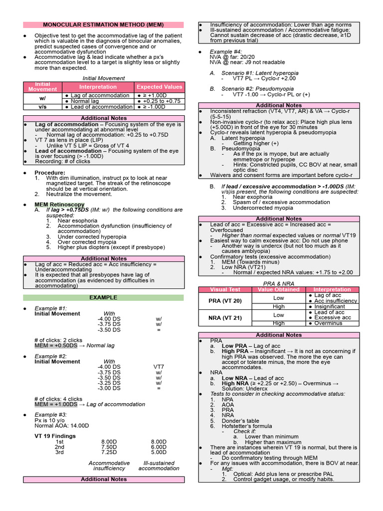 Accommodative Lag Analysis Techniques | PDF | Light | Ophthalmology