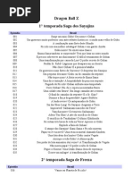 Dragon Ball Z Lista de Eps.