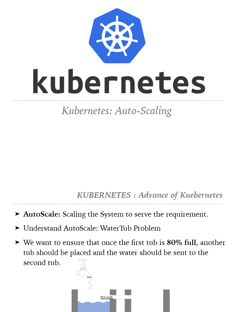 Kubernetes Auto-Scaling Explained | PDF | Scalability | Computer Cluster