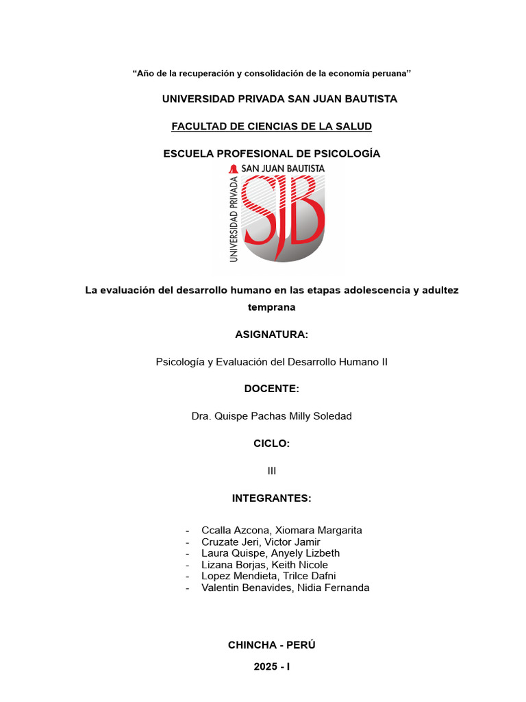 LRPD 1 DH II | PDF | Adultos | Las emociones