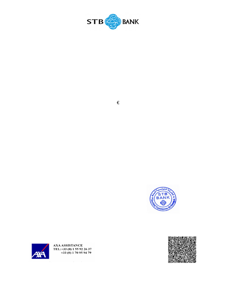 Attestation d'Assurance Voyage ATB | PDF