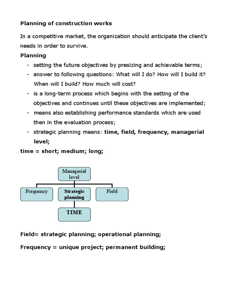 Effective Construction Planning Strategies | PDF