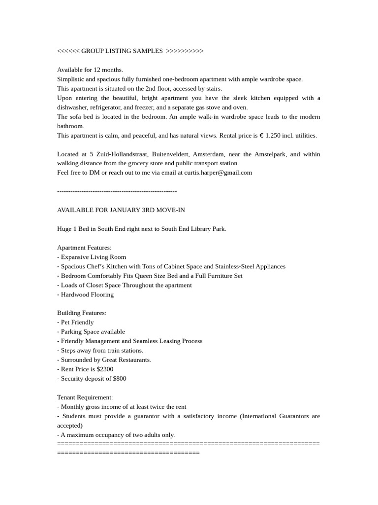 Apartment Rental Application Process | PDF | Apartment | Lease