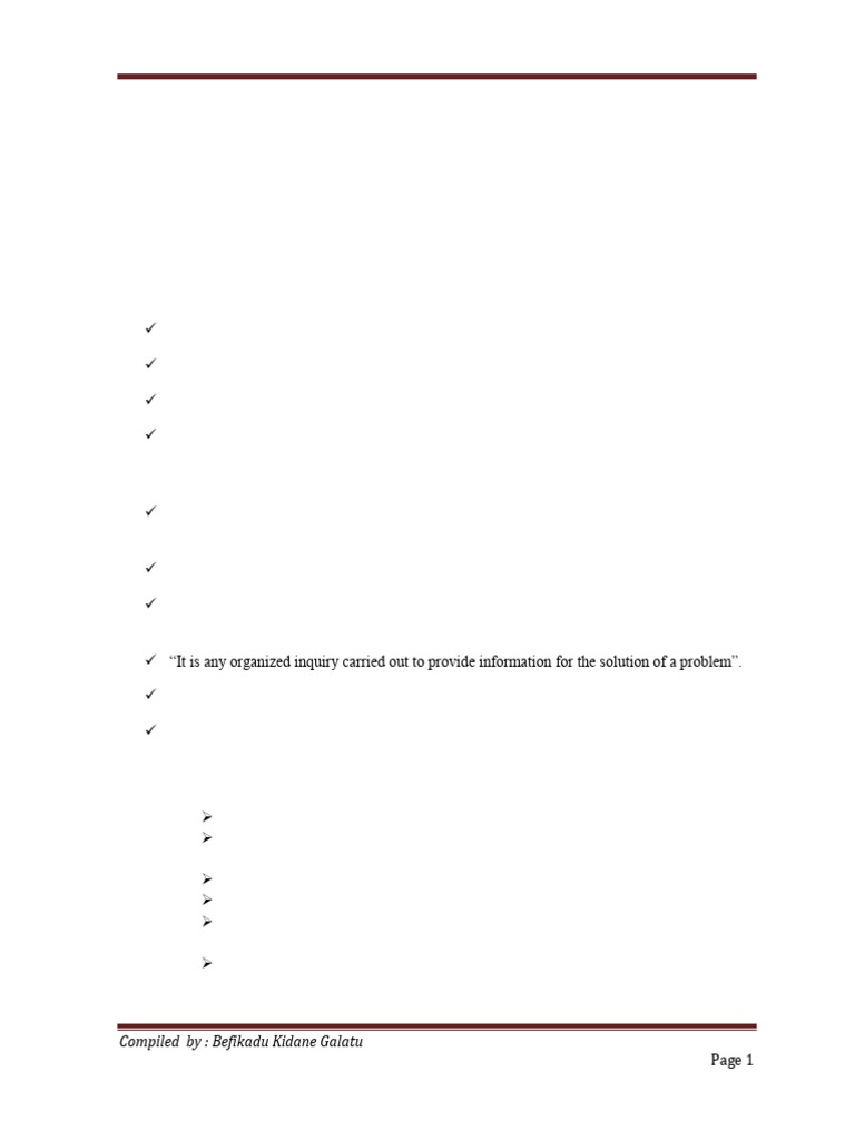 Research Methods Lecture Notes | PDF | Experiment | Survey Methodology