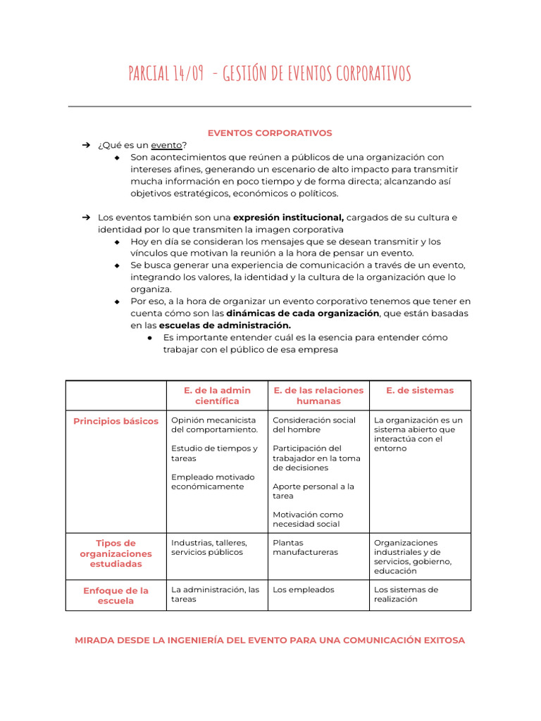 Propuestas para Eventos Corporativos | PDF | Ministerio (Departamento ...