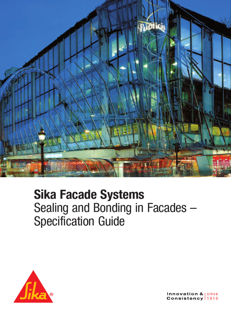 Sika Facade Systems Specification Guide | PDF | Materials Science ...