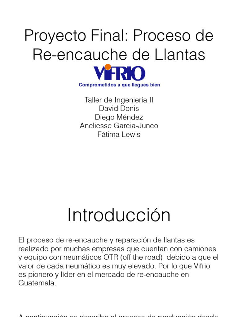 Taller Proyecto Final | PDF
