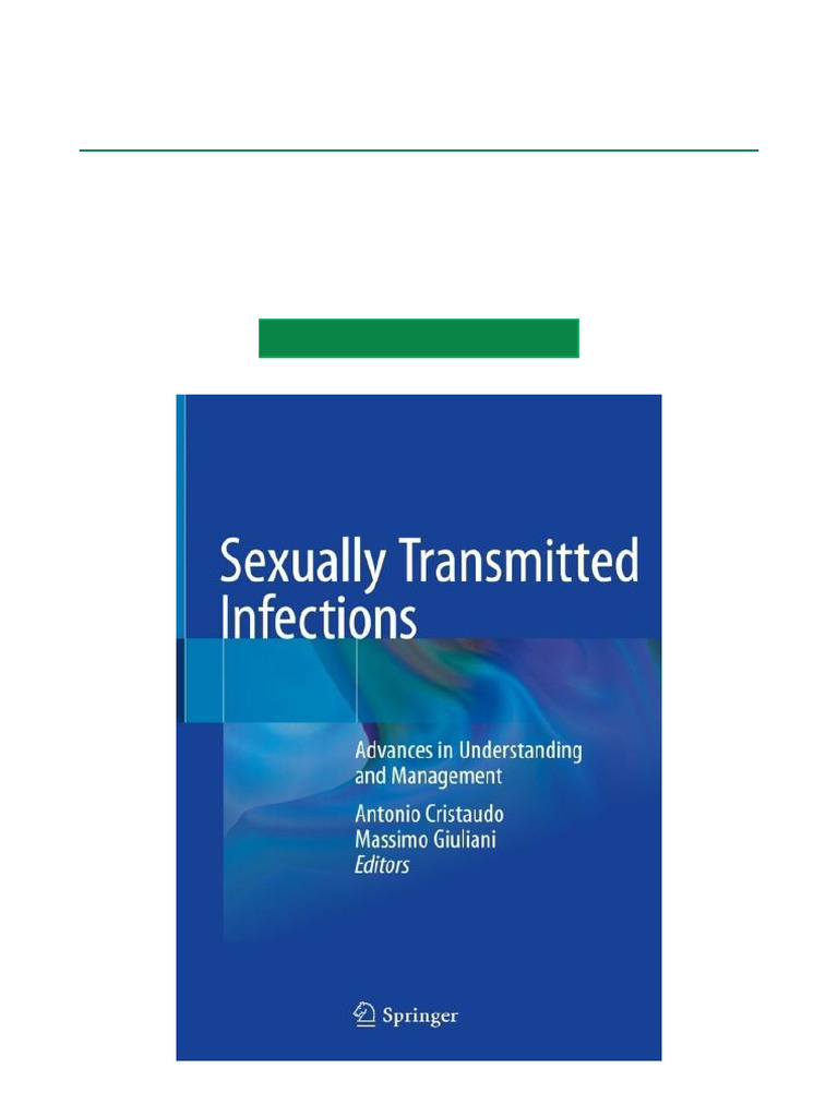 Best Selling Sexually Transmitted Infections Advances in Understanding ...