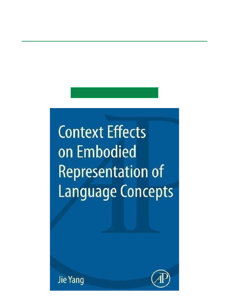 Top Rated Context Effects On Embodied Representation of Language ...
