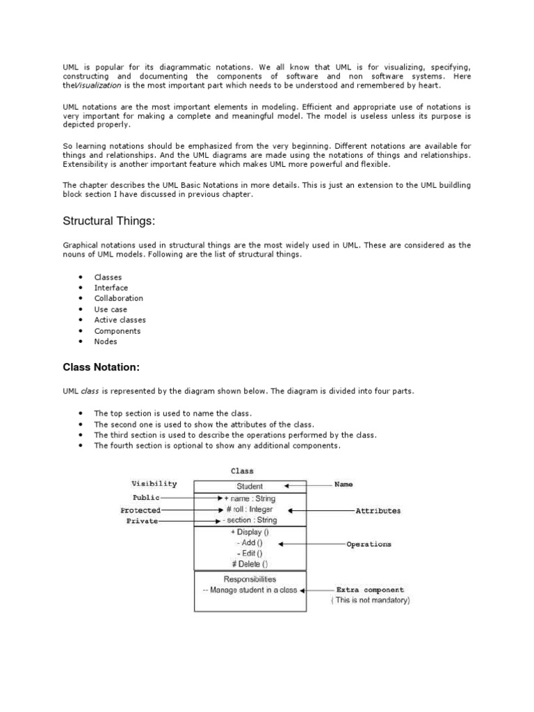 Understanding UML Basic Notations | PDF