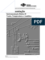 Instrumentação Básica II Vazão, Temperatura e Analítica