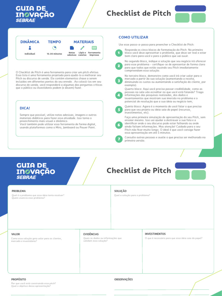 Estrutura Eficaz para Apresentar um Pitch | PDF