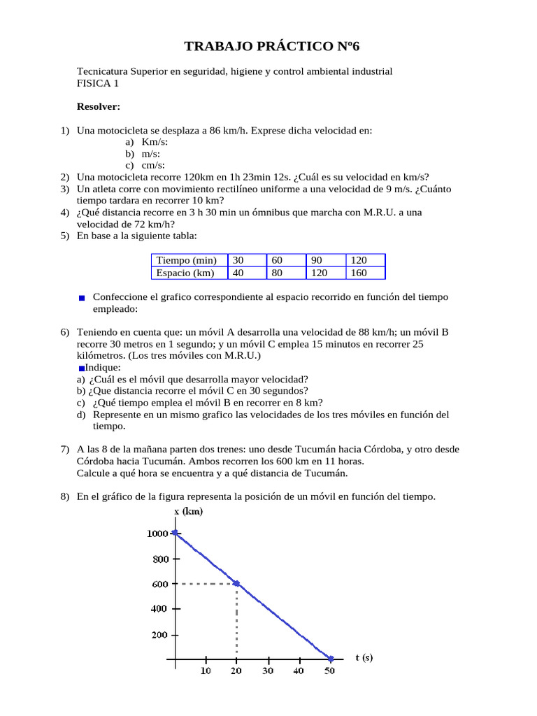 TP N6 Movimiento (1) | PDF