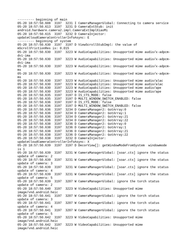 Logcat 1747756670530 | PDF | Software | Computer Programming