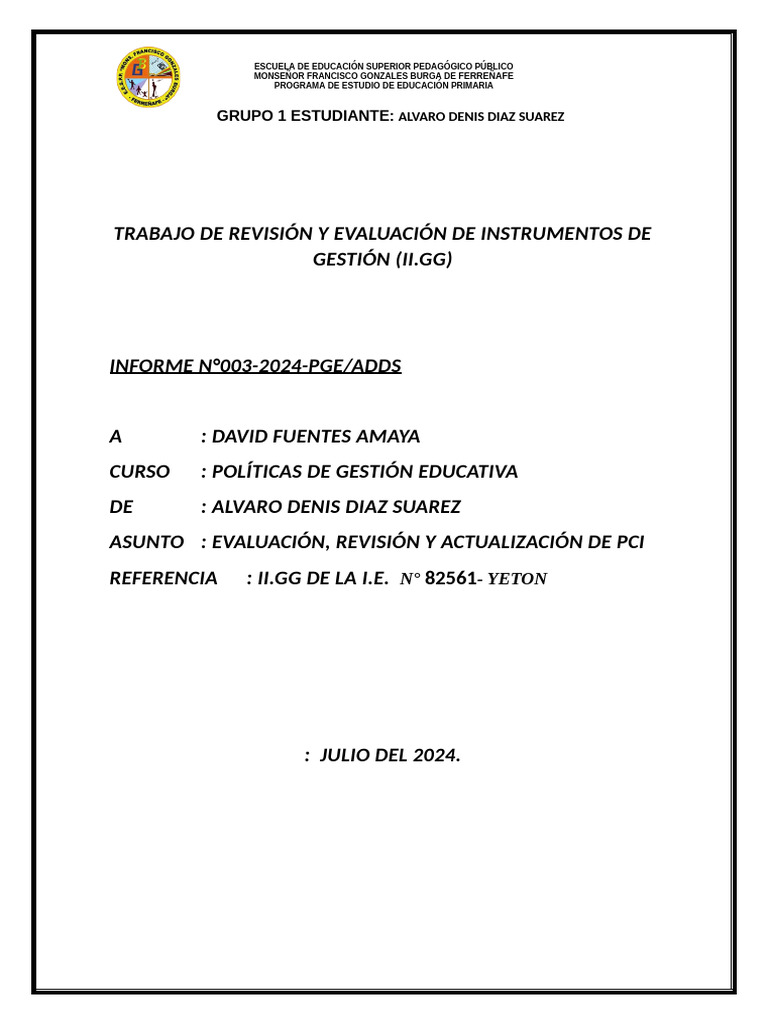 Analisis Del Pci | PDF